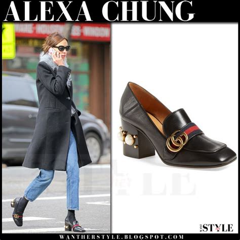 alexa chung gucci shoes|Alexa chung latest trends.